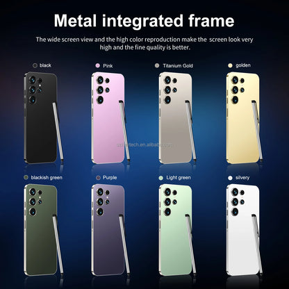 S26 Ultra 4G/5G Android 14 Smartphone High Quality Unlocked 16GB+1TB Memory Dual Sim with Cheap Price