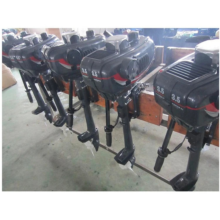 2 Stroke 3.6Hp Short Shaft Manual Start Gasoline Outboard Motor Engine High Quality Rubber Boat Outboard Motor Engine