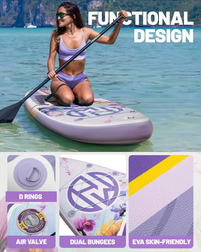 New Design European Warehouse Stand up Paddle Board 11'x34''x6'' Inflatable sup Paddle Board with Heat Sealing Technology