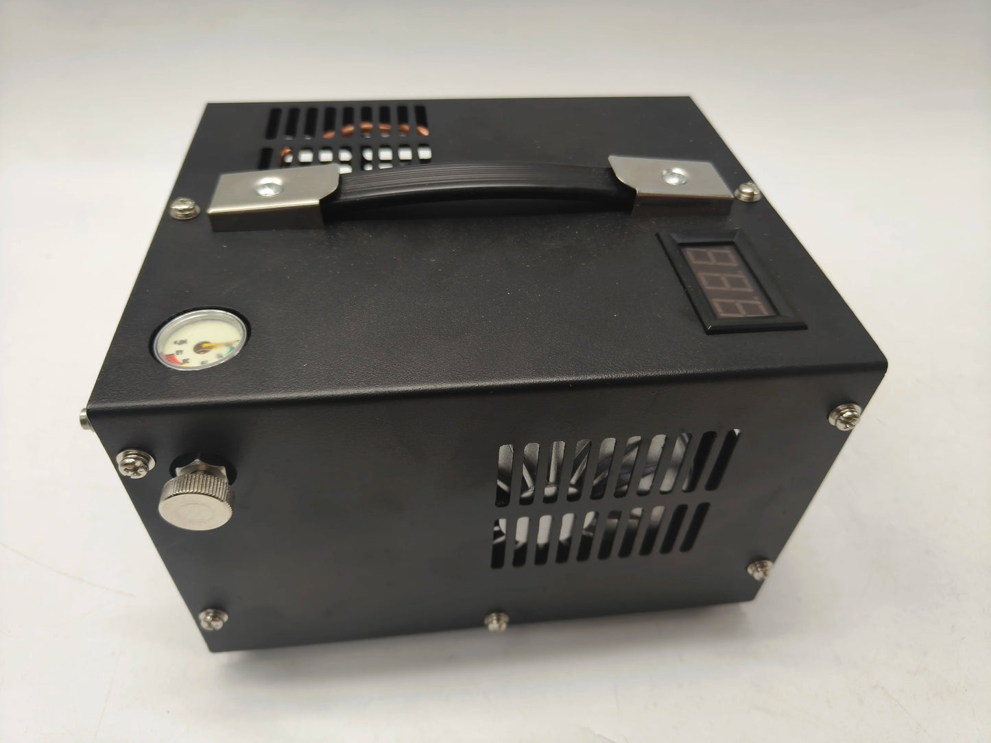 12V/110V/220V MINI Air Compressor Oil-Free Lubricating Mini Portable 300bar 4500psi High Pressure for Mini Scuba Tank
