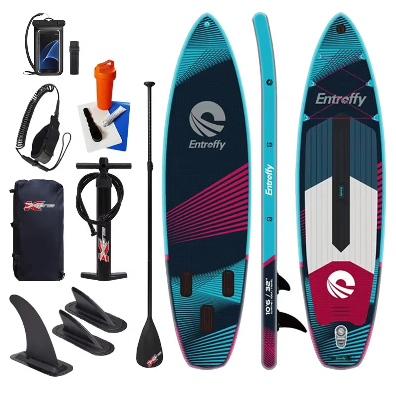 2024 Customized 11'6''*35''*6'' Standup Paddle Board Inflatable SUP Isup Kayak Seat Board Aluminum Alloy Oar Unisex Kayak Board