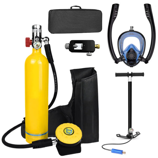 2023 Factory Hot Oxygene Cylinder Portable Mini scuba Diving air tank Cylinder 1L the Lung tank