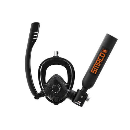 0.5L Diving Tank Equipment Mini Scuba Cylinder Freedom Breath Underwater Refillable Diving Air Pump with 5-25 Minutes Scuba Tank