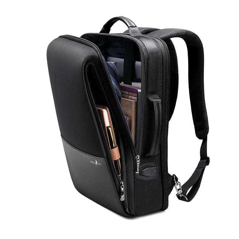 Wholesale Anti-Theft Laptop Backpack 17 Inch USB Waterproof Fashion Travel Bag for Men Microfiber Fabric 20-39L Capacity