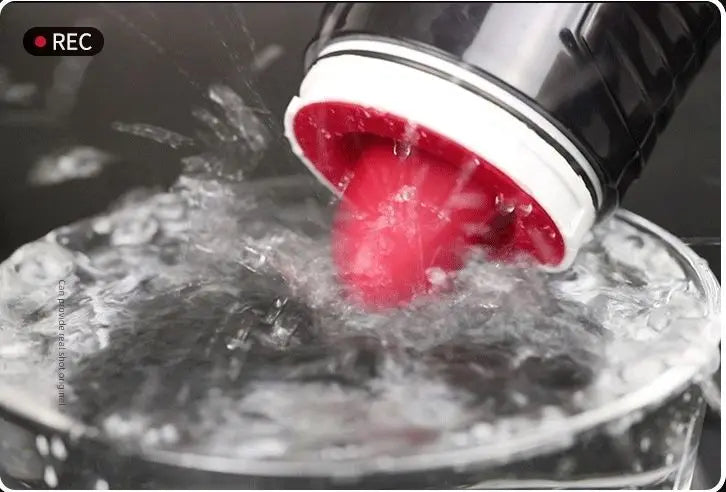 New type of electric masturbation cup for licking the tongue and sucking, automatic silicone suction cup for men, adult products