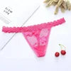 Customized Ladies Letter Thong Sexy High Quality Love Letter Eyelash Lace Panty Flower Women's Panties Lingerie