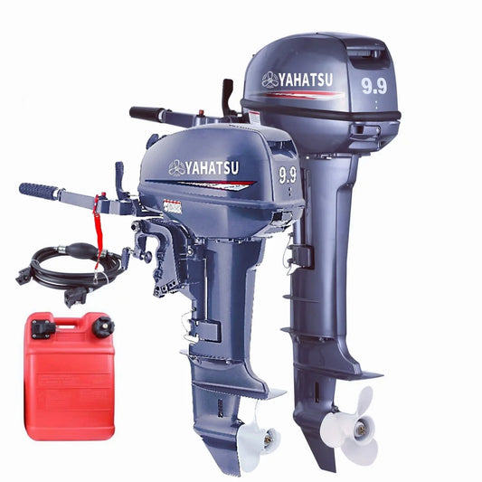 YAHATSU 2 Stroke 15hp  Outboard Motor Marine Engine Compatible with Original YAMAHA Boat Motor and Spare Parts