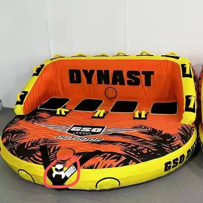 Factory Price 4 Person Towable Power Inflatable Water Ski Tube Sports Rope Water Sport Board for Outdoor Water Games for Sale