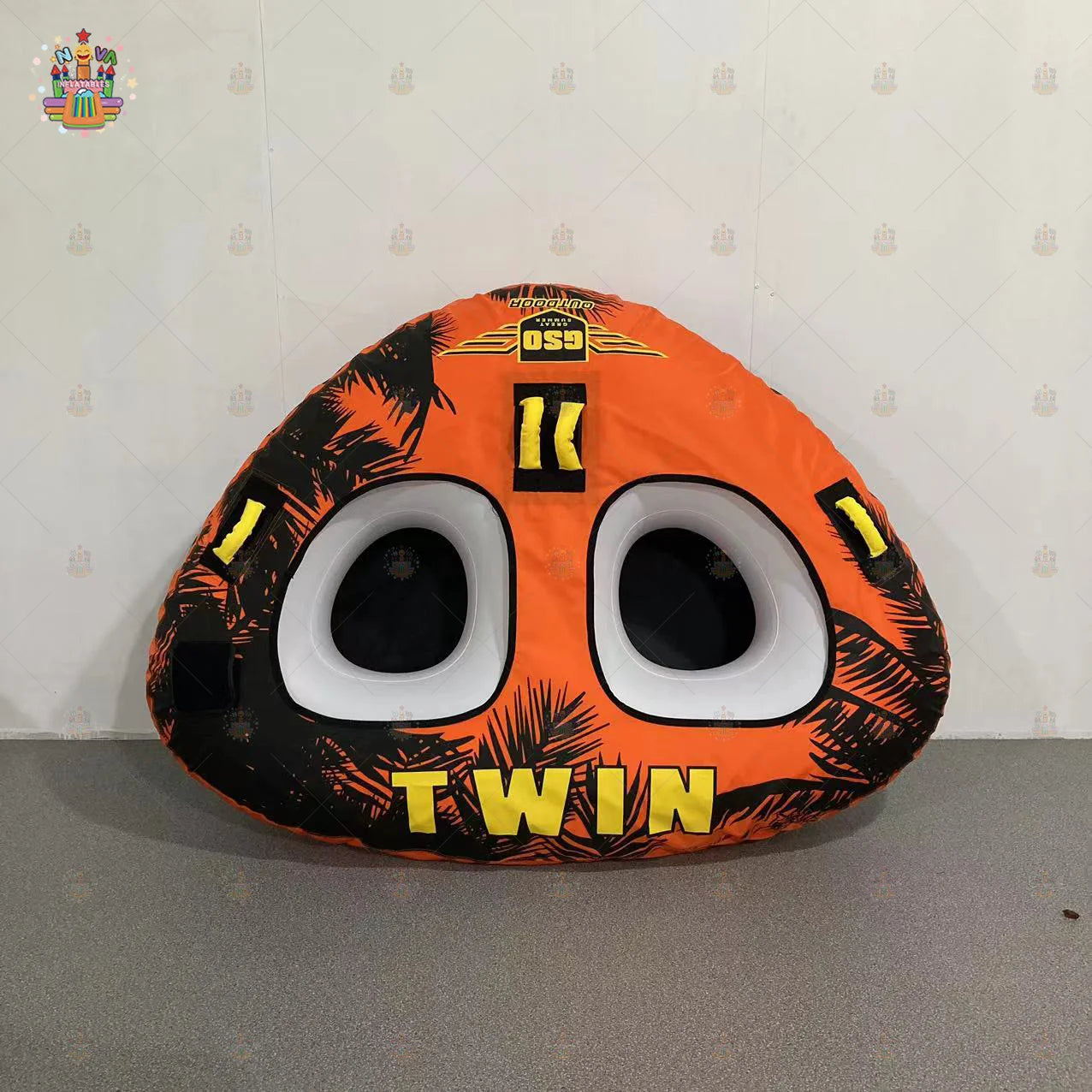 Wholesale 2 Person Factory Towable Tube Inflatable Water Ski Sports Water Ski Board Boat Thickened Water Towable Tube