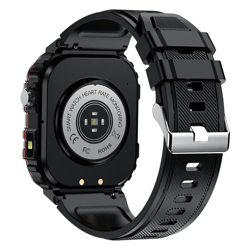 G45 Unisex Smart Watch Outdoor 420mAh 3 ATM Waterproof Sleep Tracker AMOLED Display 11-30 Days Battery Life BT Call Compass