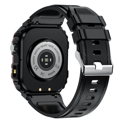 G45 Unisex Smart Watch Outdoor 420mAh 3 ATM Waterproof Sleep Tracker AMOLED Display 11-30 Days Battery Life BT Call Compass