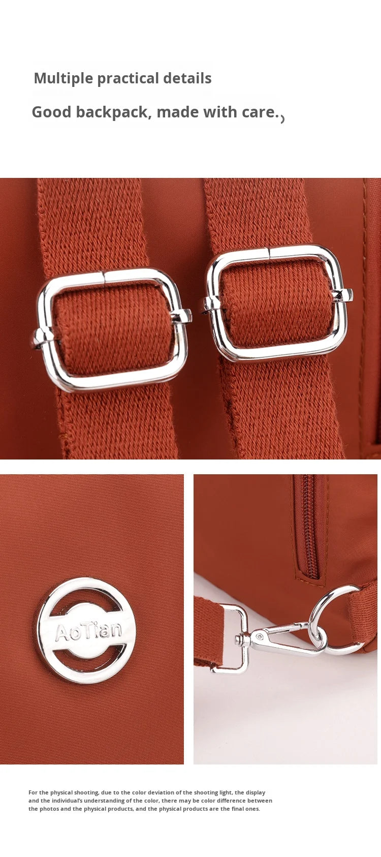 Mini Waterproof Anti-theft Women's Chest Bag 2025 New Simple Versatile Fashion Oxford Cloth Casual Small Mini Women's Backpack