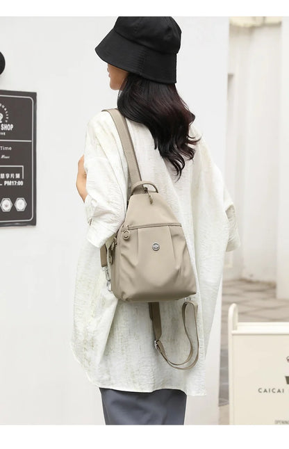 Mini Waterproof Anti-theft Women's Chest Bag 2025 New Simple Versatile Fashion Oxford Cloth Casual Small Mini Women's Backpack