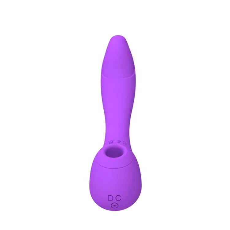 Strong Sucking Vibrator Double Head 10 Frequency Sucking Flexible Nipple Stimulator Adult Products