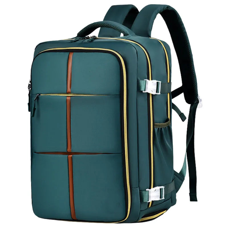 Custom Logo Travel Backpack Large Waterproof Oxford Material Multi-Layer Storage Shoe Compartment for Students Carrying Laptop