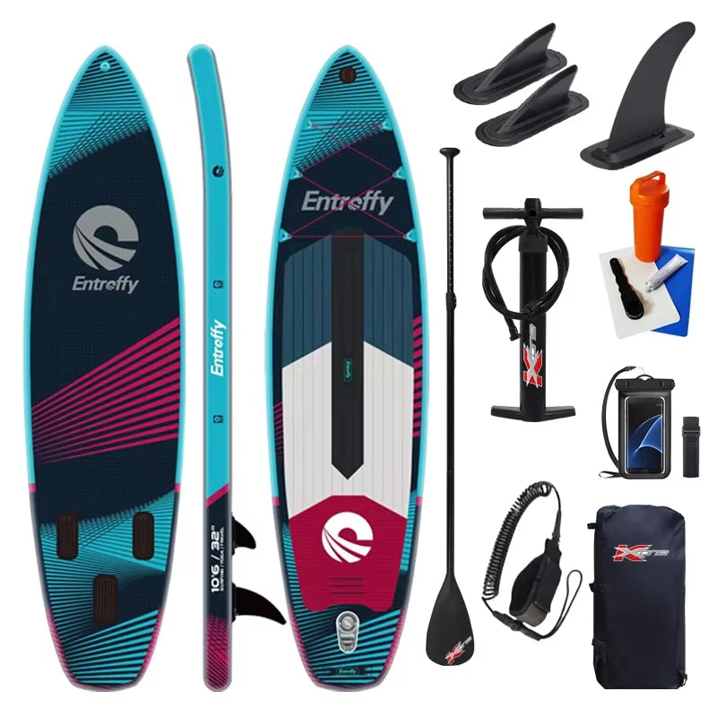 2024 Customized 11'6''*35''*6'' Standup Paddle Board Inflatable SUP Isup Kayak Seat Board Aluminum Alloy Oar Unisex Kayak Board