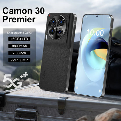 Value Deal Camon 30 5G Android Smartphone with 16GB+1TB 72MP+108MP Dual Camera Face Unlock Full Display Mobile Phone