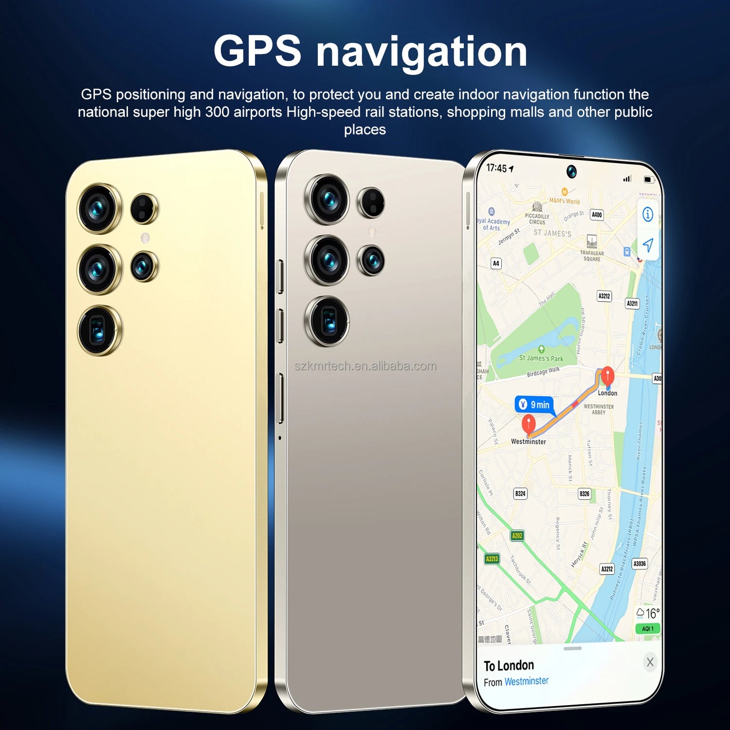 S26 Ultra 4G/5G Android 14 Smartphone High Quality Unlocked 16GB+1TB Memory Dual Sim with Cheap Price