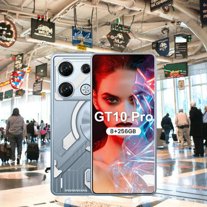 Wholesale 5G LTE Smartphone GT10 Pro-6.8in HD 8000mAh 108MP Camera MTK Processor Support Gaming New Product with NFC