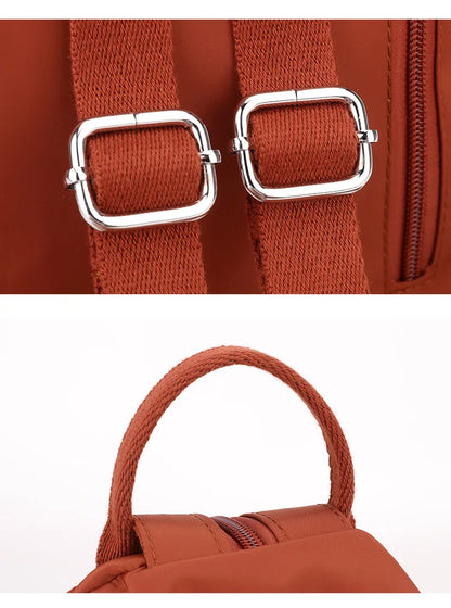 Mini Waterproof Anti-theft Women's Chest Bag 2025 New Simple Versatile Fashion Oxford Cloth Casual Small Mini Women's Backpack