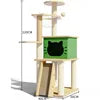 Cat Tree Multi-Level Tower Cat Scratching Post Kitten Toy Cozy Condo Climb Furniture Climbing Tower Toy Cat Products