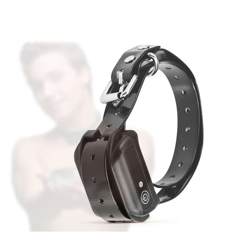 Adult Games Remote Control Electro Stimulation Neck Collar Penis Ring BDSM Bondage Restraint Medical Themed Sex Toys For Couples
