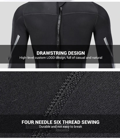 Men Wetsuit 3mm Neoprene Surfing Scuba Diving Snorkeling Swimming Body Suit Wet Suit Surf Kitesurf  Clothes Equipment