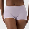 SK1218 Women Ultra Stretchy Mid-waist Boy Shorts Super Soft Women's Boxer Briefs Underwear Breathable Short Lingerie