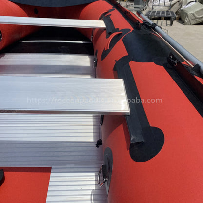 OEM High Quality 0.9MM/1.2MM Pvc Rescue Inflatable Boat 3.8 M Fishing Boat with CE and Motor