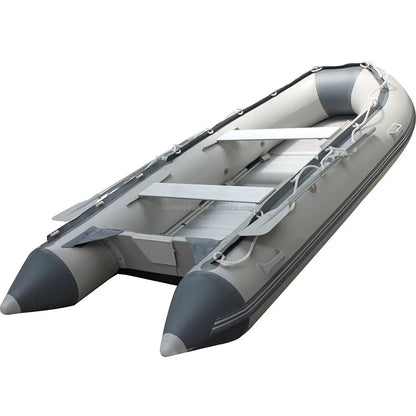 3.2m 4 5 6 Person Inflatable Fishing Boat Rowing Kayak Canoe Air Floor With Free Accessories