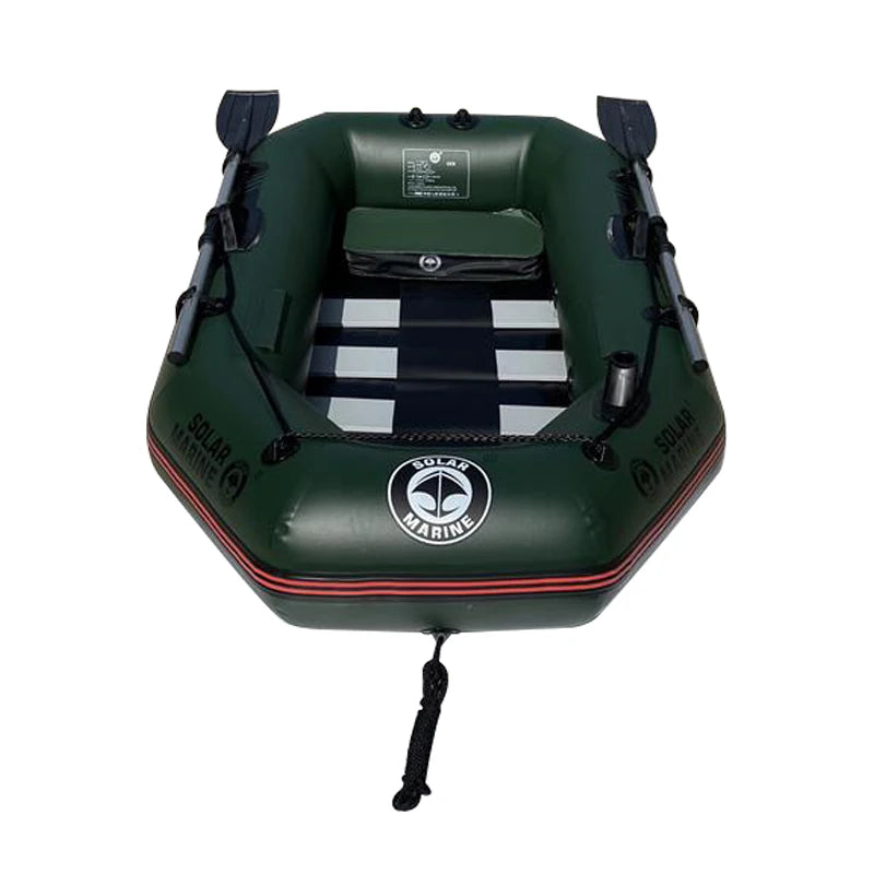 100% Full Heat Welded 5.7 ft 175 cm Single Person Fishing Boat PVC Inflatable Kayak 0 Glue Against Saltwater and Sunlight UV