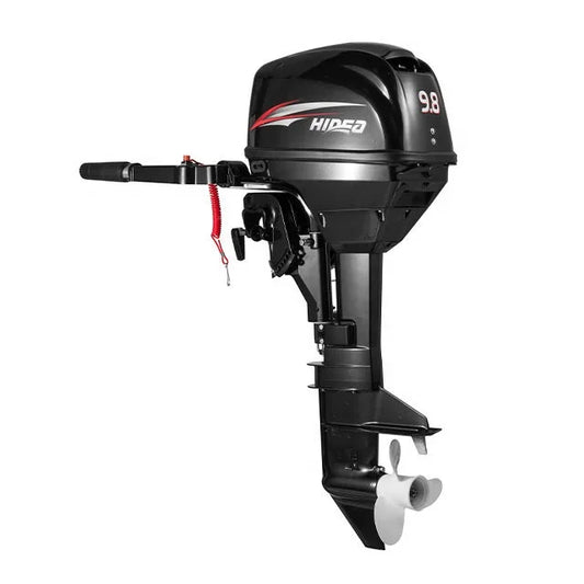 HIDEA Boat Engines Water Cooled 2 Stroke 9.8HP Outboard Motors Boat Accessory Super Power for Marine Fishing Boat Kayaks
