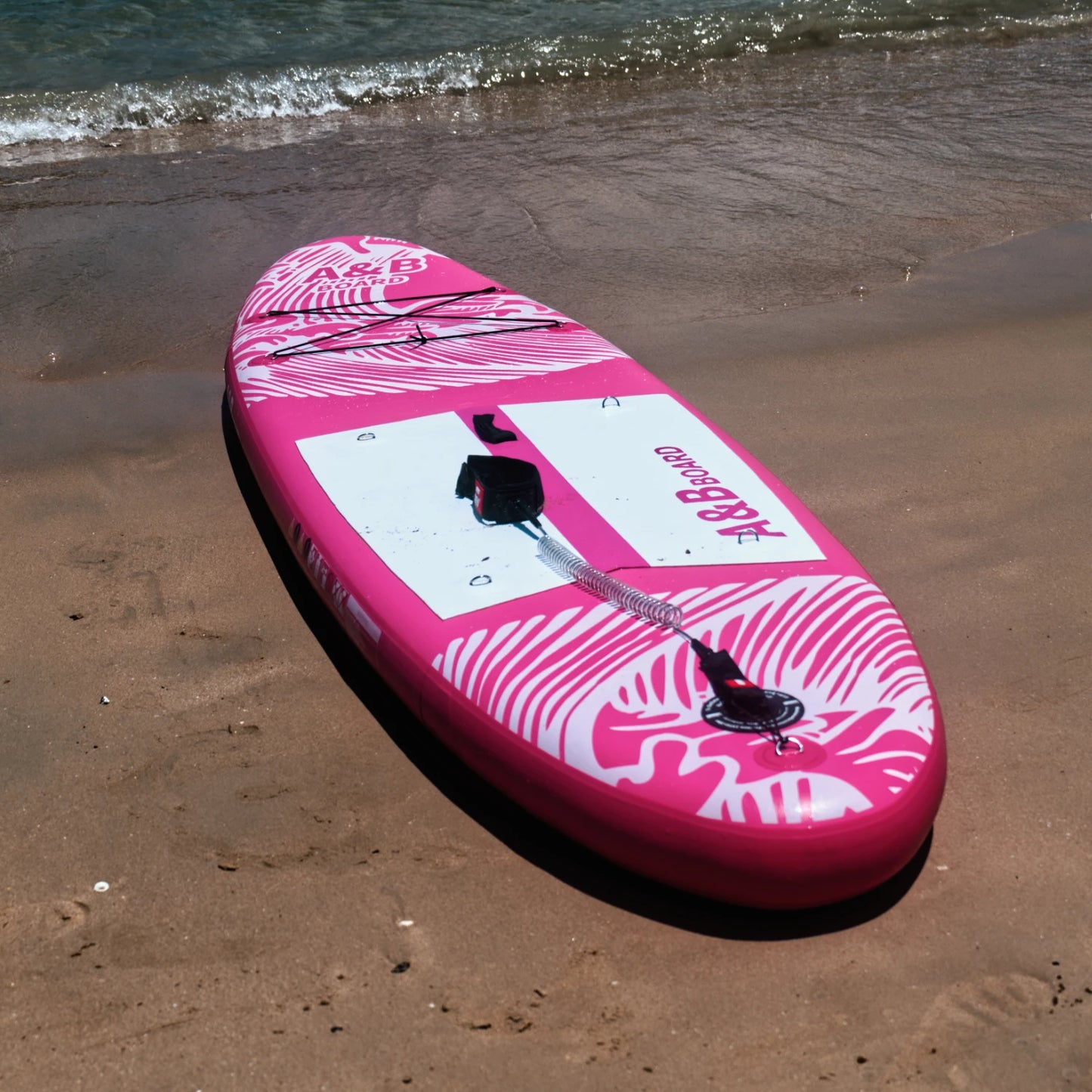 Stock YASKA AB-01 Heat Welded UV Printed Double Layer All-Around Inflatable SUP Paddle Board 10'6''x30''x6'' Portable 150kg Max