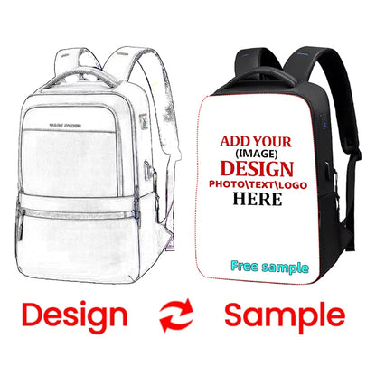 Business Slim Small Backpack Computer Travel Backpacks 15.6 Inch Waterproof Laptop Bag for Work Office College Backpack for Men