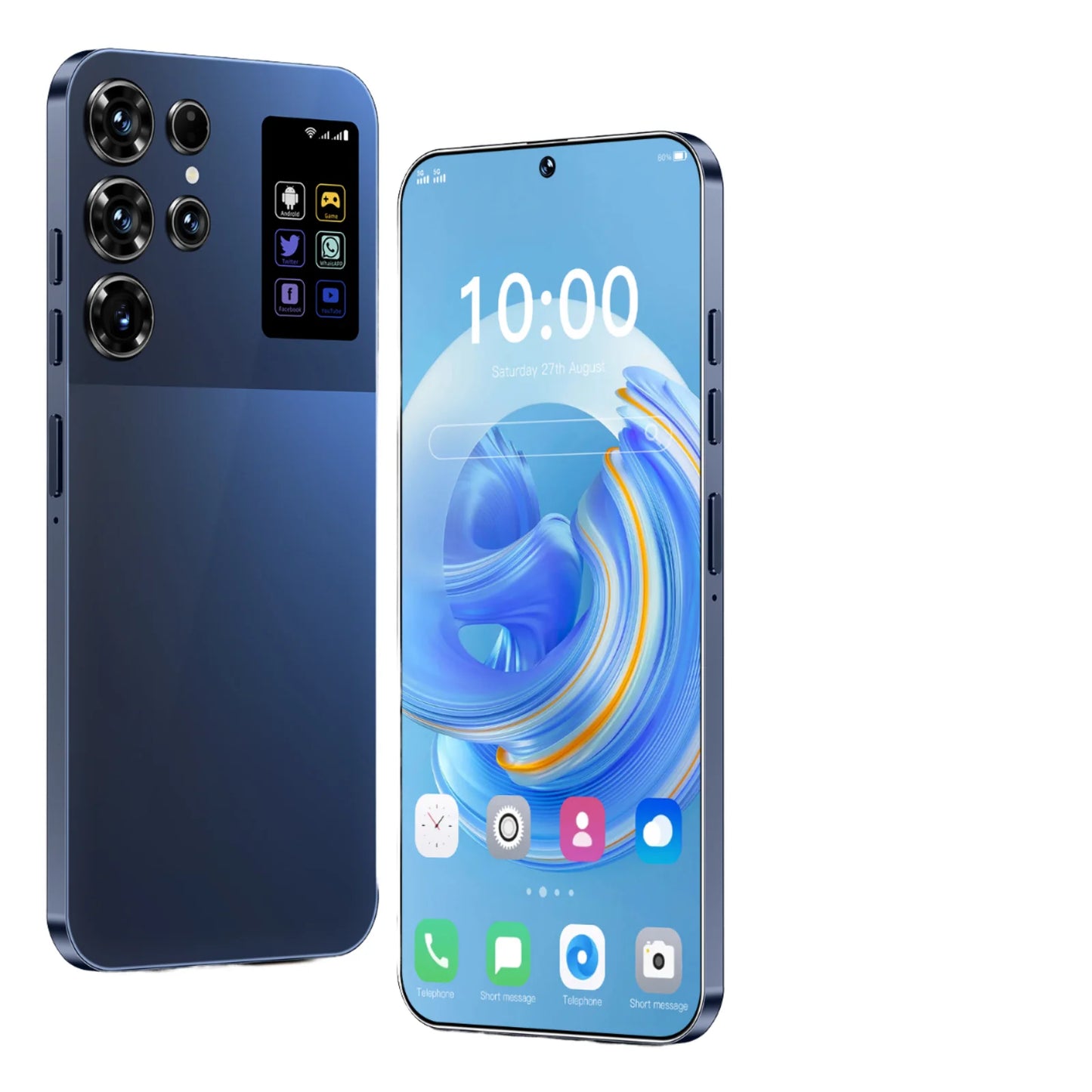 S26 Ultra Android Smartphone 7.3 Inch 16+1TB Big Screen 108MP Rear Camera Unlocked LTE Cellular Mobile Phones