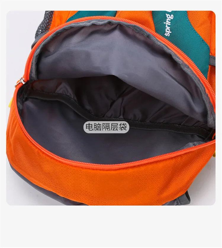 Couple's Large Capacity 15L Lightweight Breathable Waterproof Cycling Hiking Outdoor Sports Backpack for Mountaineering