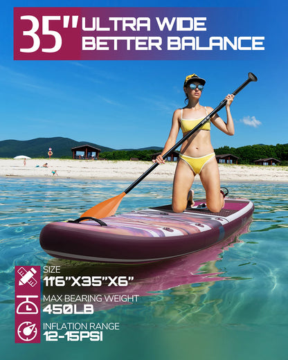 11ft 6in extra Wide  Customizable  Inflatable SUP  USA  Warehouse Drop Ship  sup Water Sport