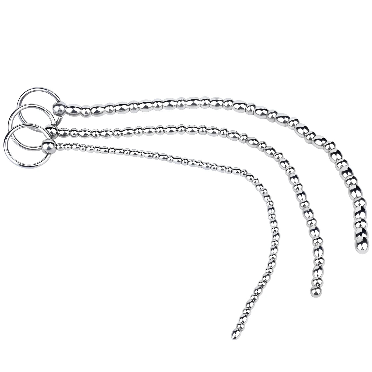 FRRK Stainless Steel Male Urethral Plug Urethral Stimulator Urethral Plug Massager Expansion Stick Adult Products for Man Gay