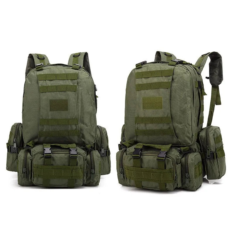 Camouflage Tactical Bag Combination Heavy Climbing Bag Large Capacity Outdoor Hiking Fitness Backpack