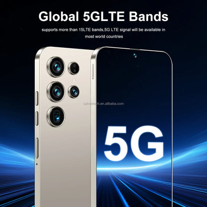 S26 Ultra 4G/5G Android 14 Smartphone High Quality Unlocked 16GB+1TB Memory Dual Sim with Cheap Price