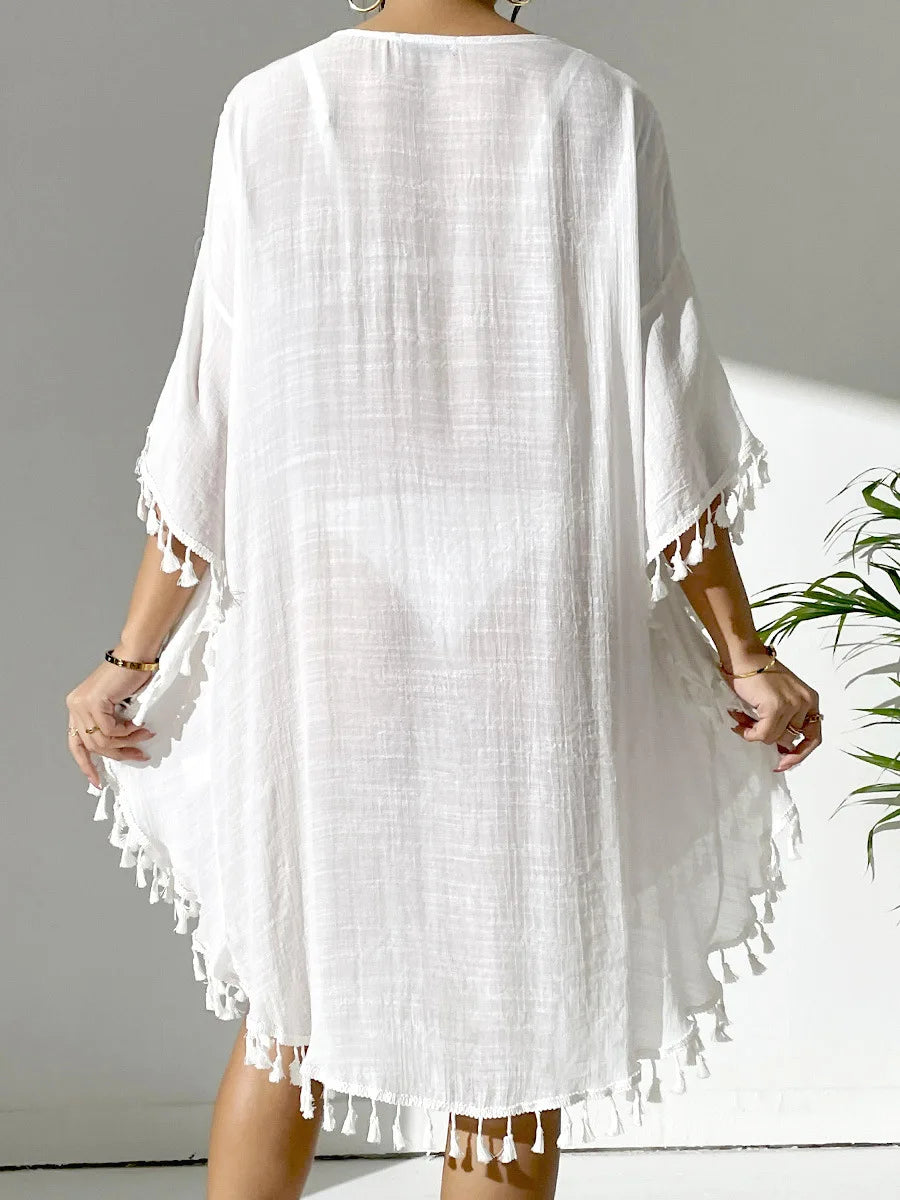 Private Label  No MOQ Woman Sexy Bikini Coverups Crochet Long Sleeve Swimsuit Cover-ups Cover up Beachwear Swimwear