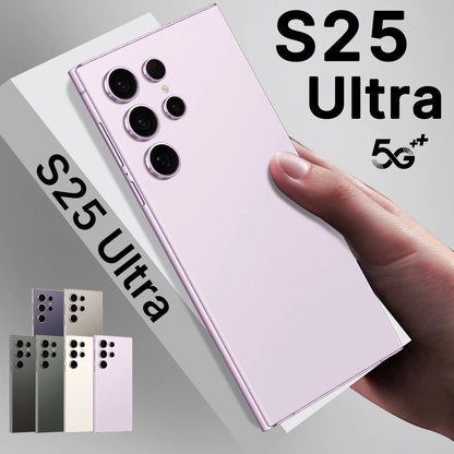 Wholesale 2025 Ultra S25 5G Smartphone Global Unlocked 16G+1T UK Deca Core CPU 108MP Rear Camera 4K HD Display 120Hz Refresh