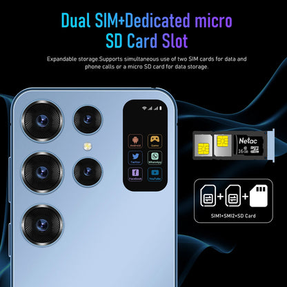 Original S26 5G Smartphone HD 7\" 4K Screen 16G+1T 7000mAh Battery 108MP Dual SIM Face Unlock 48MP Rear LTE/CDMA Cellular Mobile