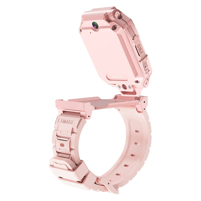 Gps Nero Bambini Intelligente Silicone Smart Personalizzato Logo Telefono Smartwatch Da Polso Intelligente 4G Orologio