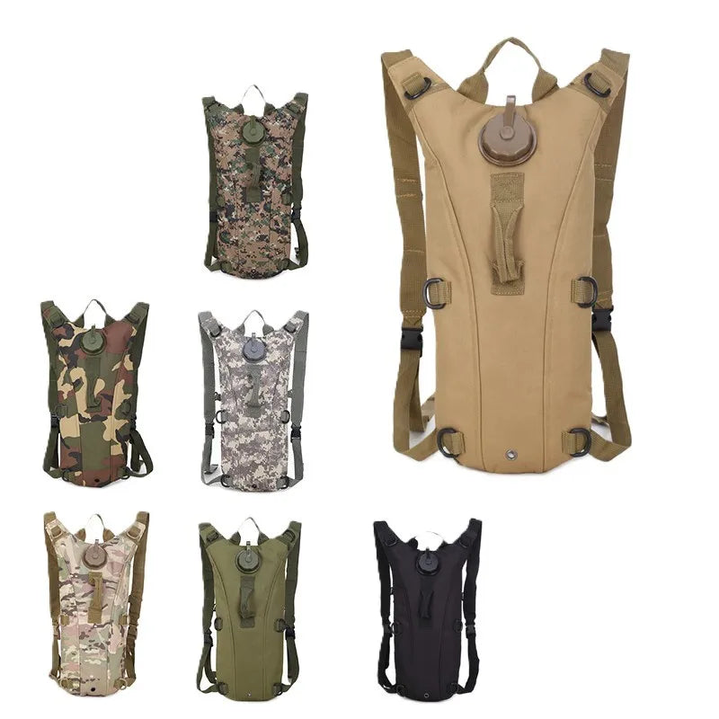 20-35L Oxford Waterproof Camouflage Backpack EVA Frame for Outdoor Travel Cycling Mountaineering Tactical Use Portable Drinking