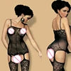 Sexy Lingerie Open Crotch Transparent Mesh Fish Net Full Body Stocking Crotchless Sexy Bodystocking