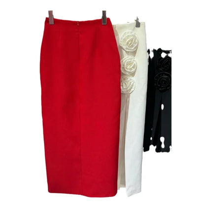 Boutique 2026 Spring New Fashionable High Waist Long Slim Fit Sexy Women's Half Skirt