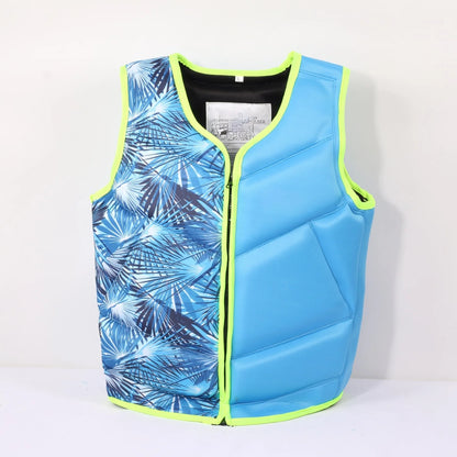 Life Jacket Adult Children Fashion Drifting Snorkeling Buoyancy Suit Swimming Portable Light and Thin Marine Working Life Jacket