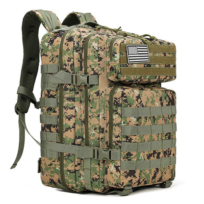3P Backpack Men's Camping Camouflage Mountaineering Leisure Travel Sports Large Capacity Laptop Outdoor Tactical Backpack