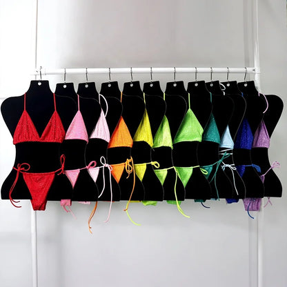 S573 Hot Rhinestone Beach Wear New Color Swimsuit Fabric Swimwear Crystal Bikini